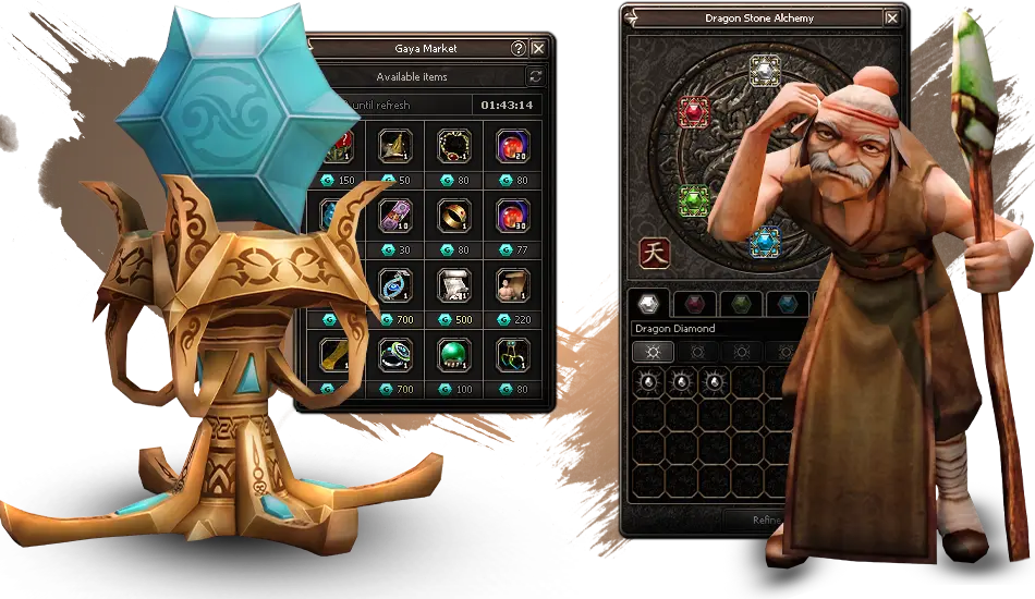Gaya Alchemist UI