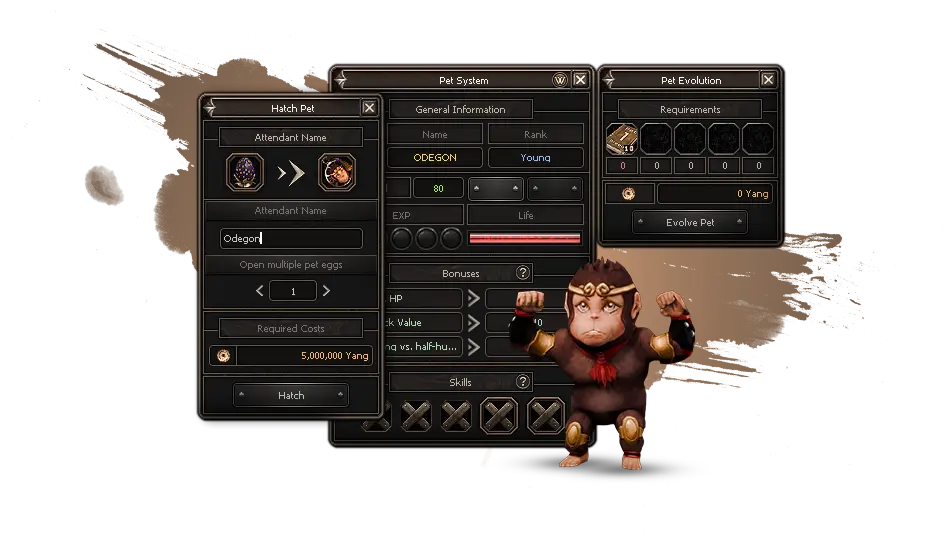 Pet System UI