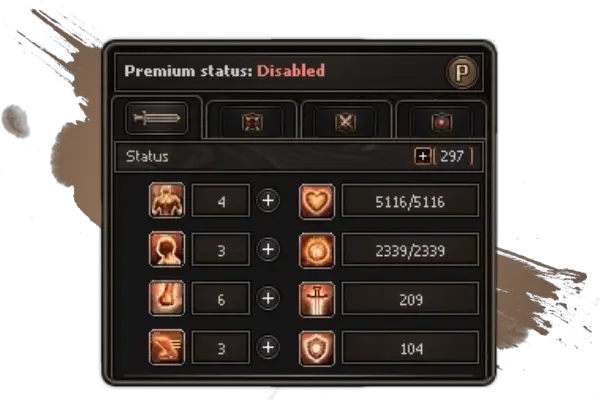 Status Points UI
